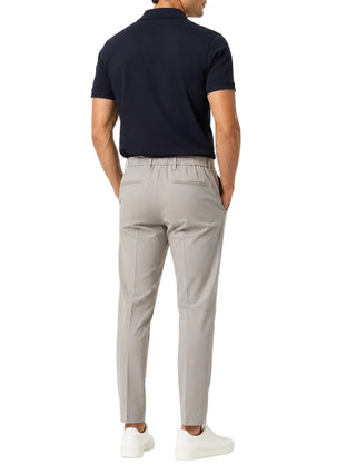 Le Braghe pantaloni uomo slim misto nylon beige J381-1627 TORTORA Le Braghe