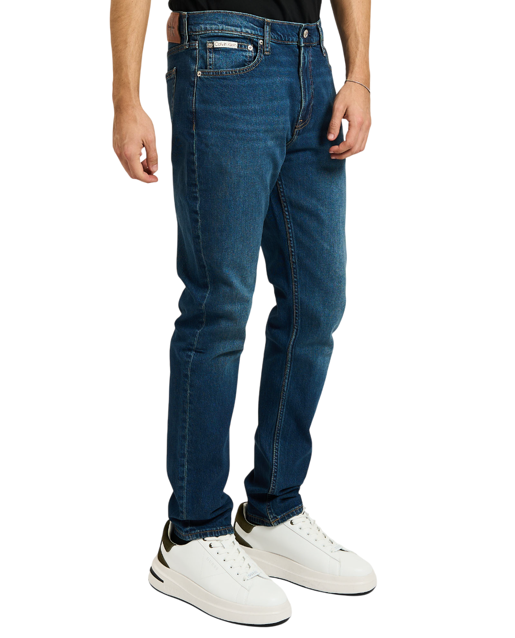 Calvin Klein Jeans jeans uomo slim lavaggio blu