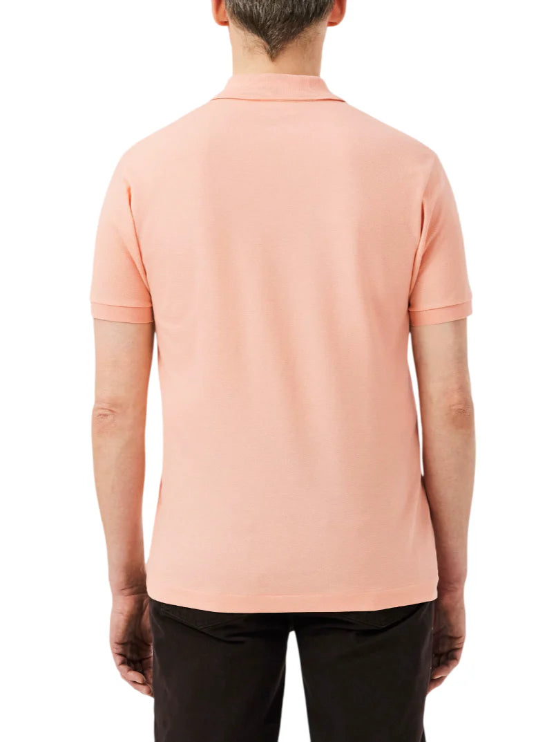 Lacoste polo manica corta 12.12 in piquè rosa salmone