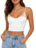 Haveone top donna bustier crop bianco