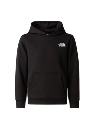 The North Face felpa con cappuccio unisex bambino nero
