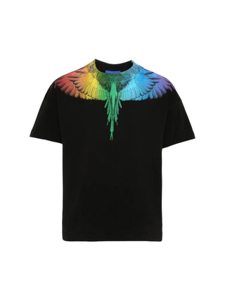 County of Milan T-shirt bambino con stampa iconica nero