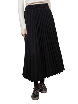 Vicolo gonna lunga plissè nero TF2193 NERO VICOLO