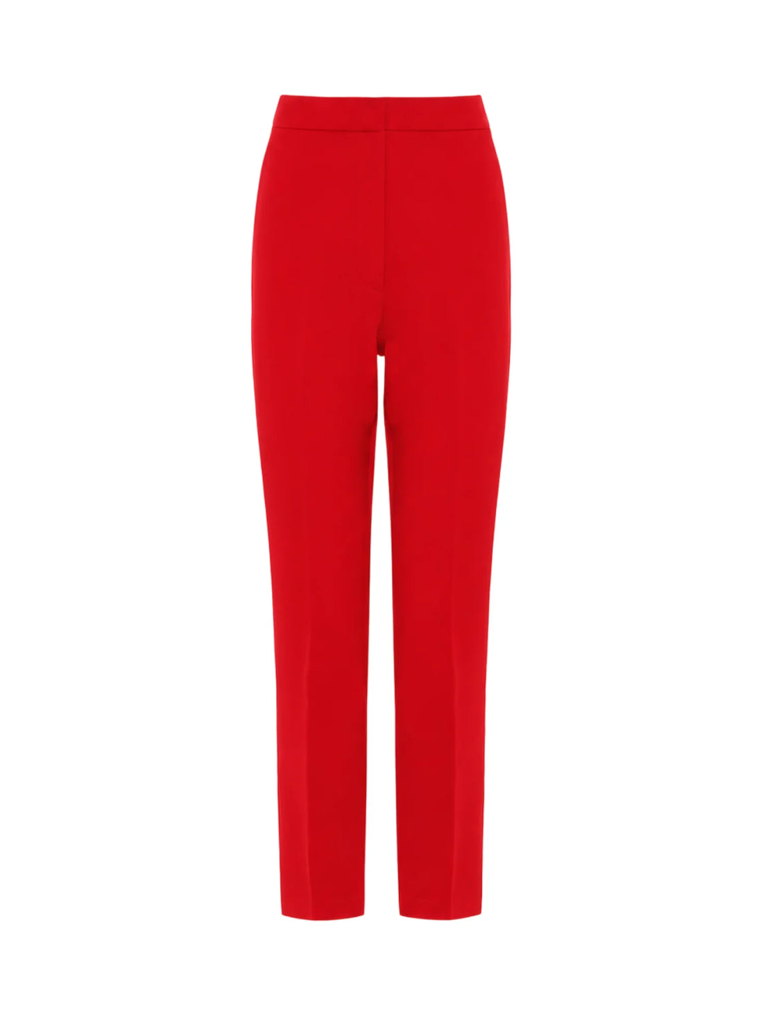 Silence pantaloni donna slim Chassy vita alta rosso
