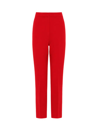 Silence pantaloni donna slim Chassy vita alta rosso NP2002-400 STRAWBERRY SILENCE 