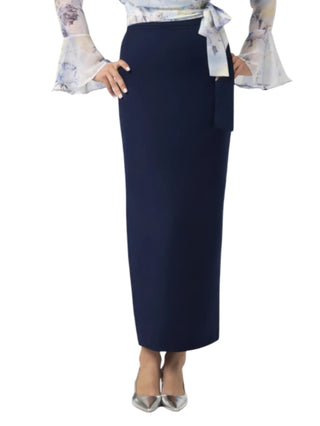 Silence gonna lunga in tessuto tecnico blu