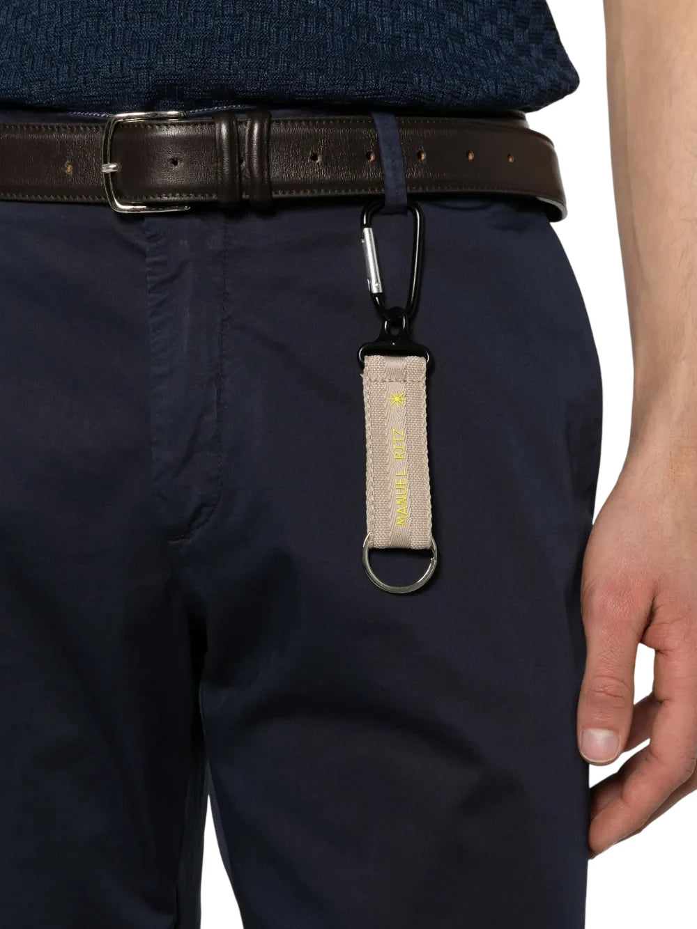 Manuel Ritz pantaloni uomo skinny in cotone blu
