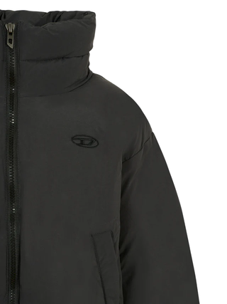 Diesel piumino Jwravys in nylon nero J02525-KXBQ0 K900 DIESEL