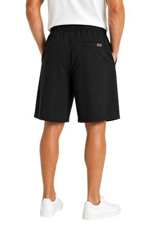 Disclaimer bermuda uomo con coulisse nero