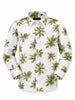 Emanuel Pris camicia bambino in fantasia floreale bianco verde