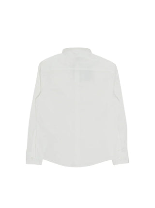 Gcds camicia bambino manica lunga bianco