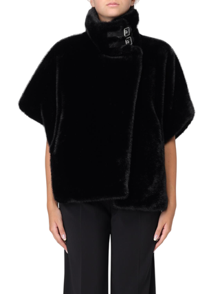 Pinko cappa in ecopelliccia Comodino nero 103837-A2PI Z99 PINKO 