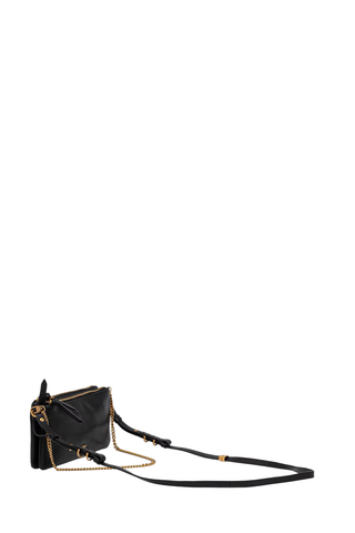 Pinko borsa Double Mini in pelle nero 105359-A0QO Z99Q PINKO 
