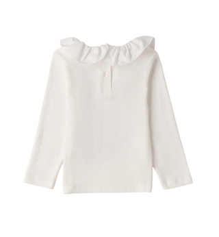 iDo maglia bambina con rouches panna 4F300 0154 iDO