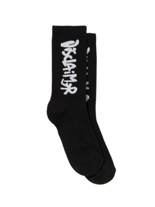 Disclaimer calzini unisex con logo nero 54168 NERO DISCLAIMER