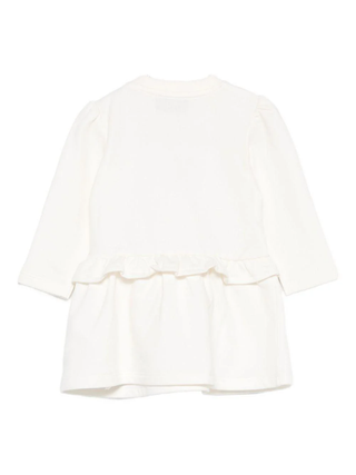 Moschino abito neonata in felpa con orsetto panna MDV0D1-LCA60 10063 MOSCHINO