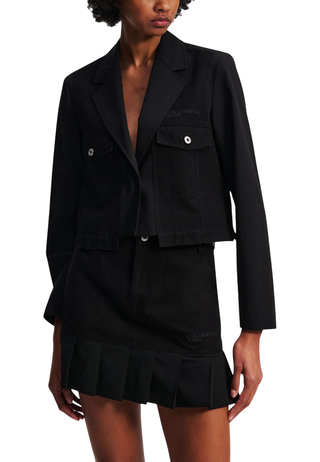 Karl Lagerfeld Jeans giacca blazer Utility nero A3W14019 999 KARL LAGERFELD 