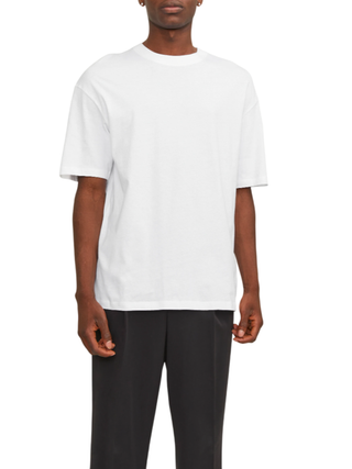 JACK&JONES T-shirt Uomo BIANCO 12156101 WHITE JACK&JONES 