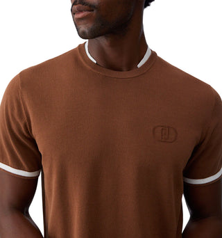 Liu Jo maglia manica corta uomo in cotone marrone