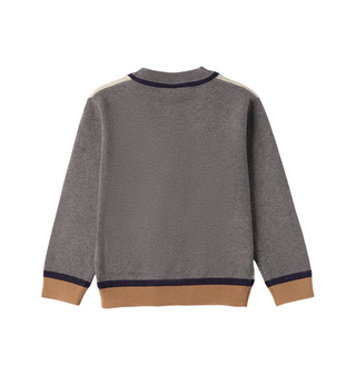 iDo cardigan bambino colorblock panna grigio 4F214 0124 iDO