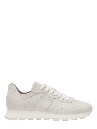Sun68 sneakers uomo Tom Raw Edge in suede bianco