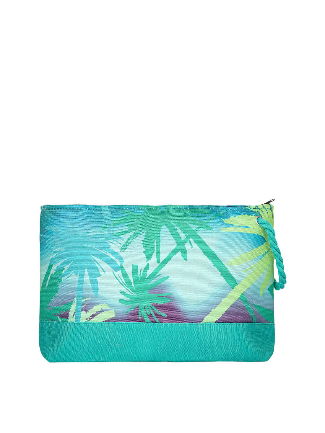 Me Fui pochette donna in fantasia tropicale verde