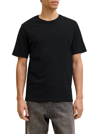 JACK&JONES T-shirt Uomo NERO 12156101 BLACK JACK&JONES 