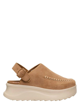 Hey Dude sabot donna in suede Delray Clog cuoio