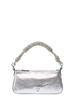 Pinko borsa Half Moon Mini argento