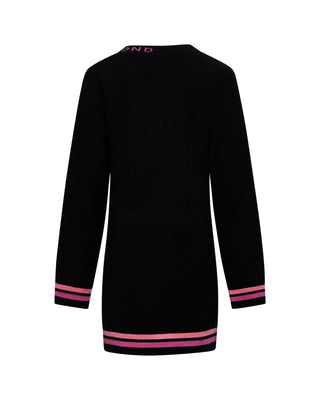 John Richmond abito bambina in maglia nero RGA25203VE BLACK John RICHMOND