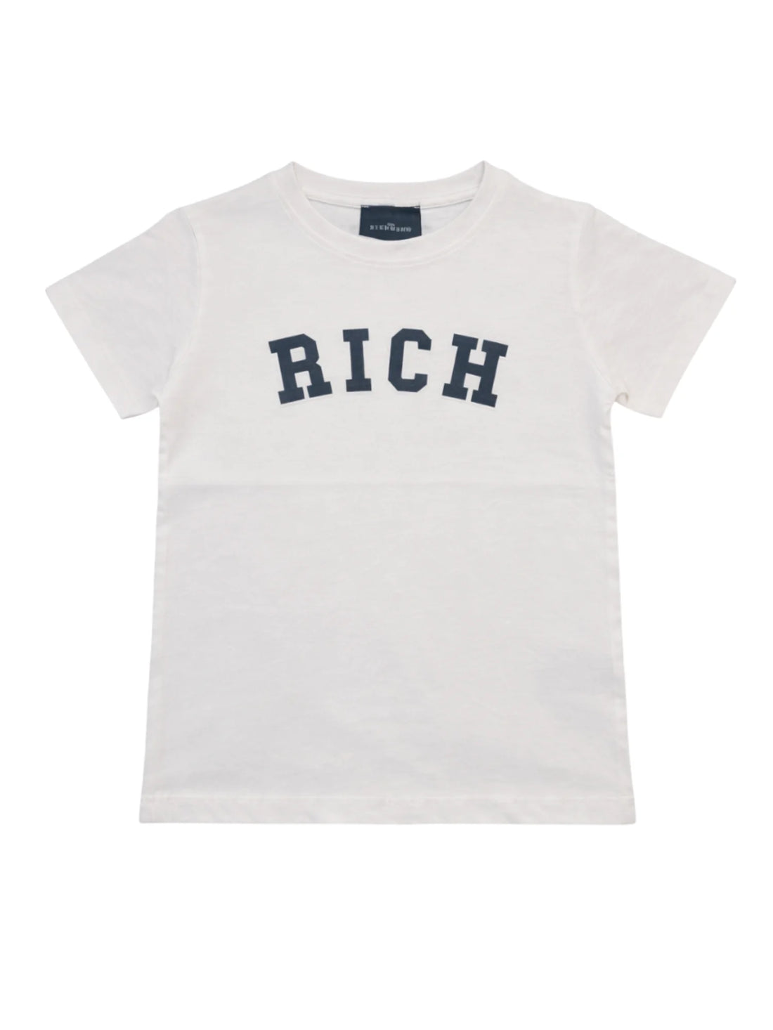 John Richmond T-shirt bambino Mapel con logo bianco