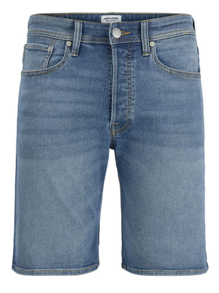 Jack&Jones bermuda uomo in denim stretch lavaggio medio