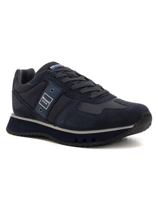 Blauer sneakers uomo Tokyo in suede blu F5TOKYO001-TAS NVY BLAUER 
