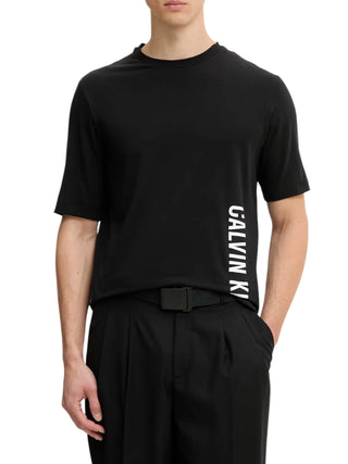 Calvin Klein T-shirt uomo manica corta con logo nero