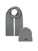 Jack&Jones set uomo sciarpa e cappello grigio