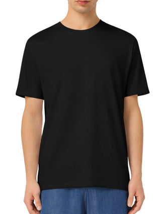 Disclaimer T-shirt uomo in jersey con logo posteriore nero