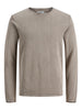 Jack&Jones maglia girocollo uomo in cotone beige