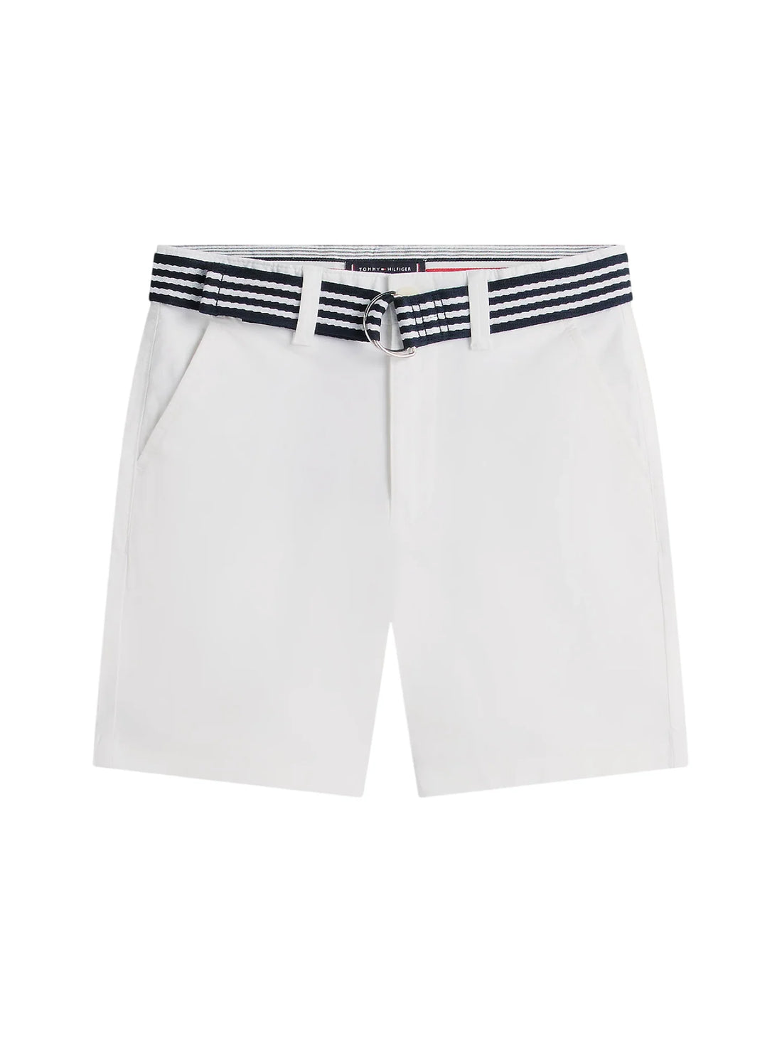 Tommy Hilfiger shorts bambino con cintura bianco