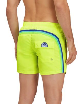 Sundek boxer mare uomo in nylon verde fluo