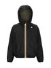 K-Way giubbino antivento leggero Jake reversibile nero verde