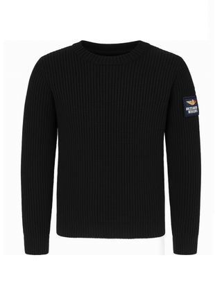 Aeronautica Militare maglia bambino misto cashmere nero 252MA0007A N01 AERONAUTICA MILITARE