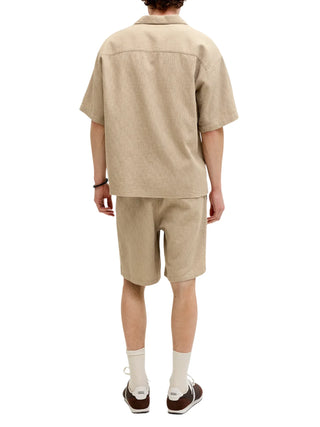 Jack&Jones camicia manica corta uomo beige