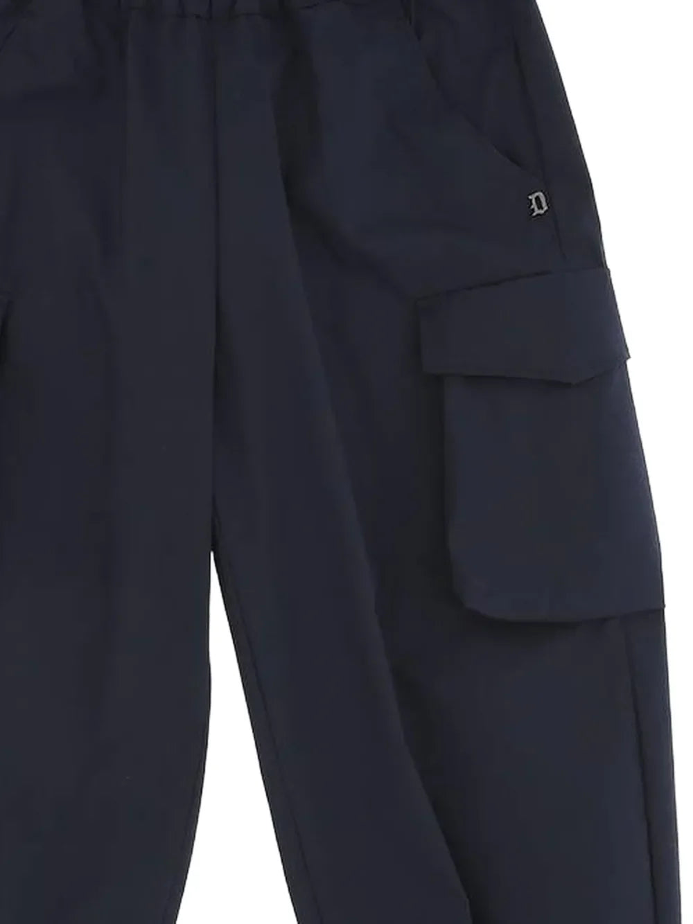Dondup pantaloni cargo bambino in cotone blu
