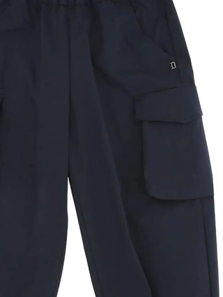 Dondup pantaloni cargo bambino in cotone blu