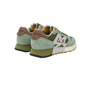 Sun68 sneakers uomo Jaki 2.0 bicolor verde salvia verde militare
