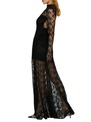 Relish abito lungo in pizzo Suare nero SUARE 1199 RELISH 