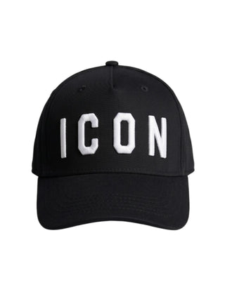 Icon cappello con visiera e logo unisex nero