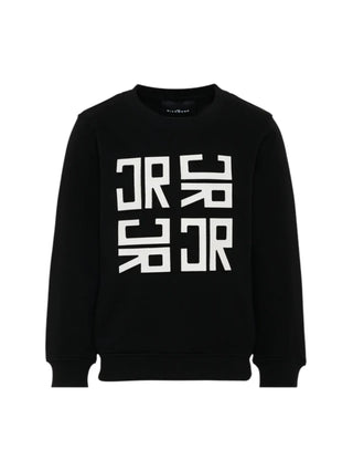 John Richmond felpa bambino Kelvax con logo nero