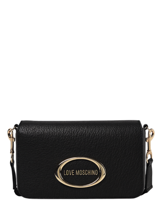 Love Moschino borsa a tracolla con placca logo nero JC4339PP0N-K14 00A MOSCHINO LOVE 