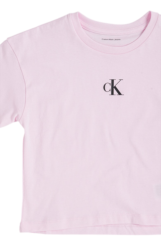 Calvin Klein Jeans T-shirt bambina manica corta rosa
